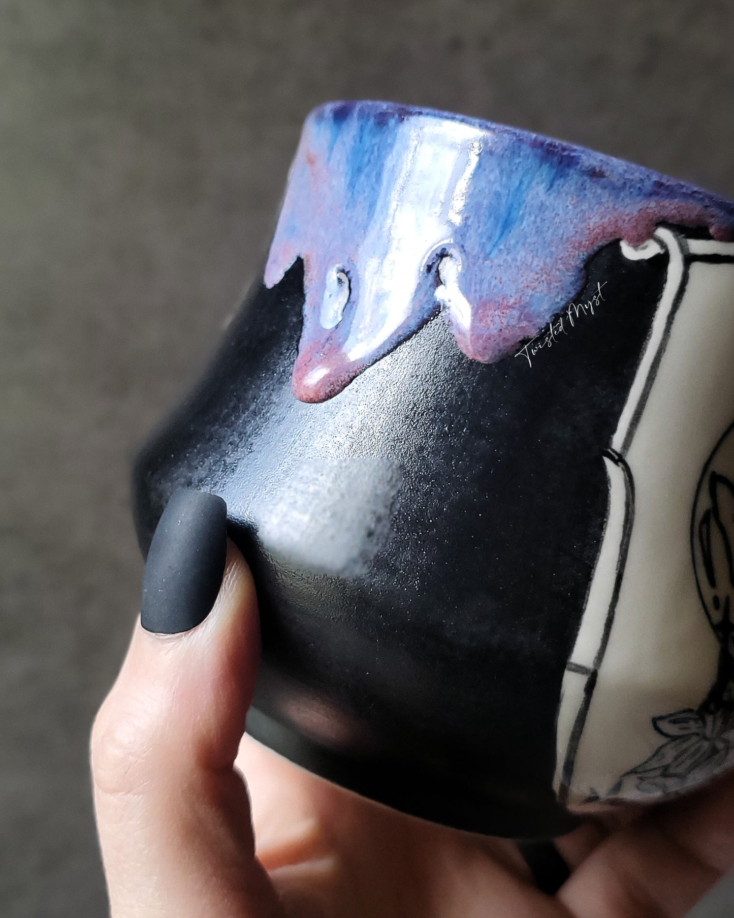 The Magician Tarot Mug in Purple Haze Glaze