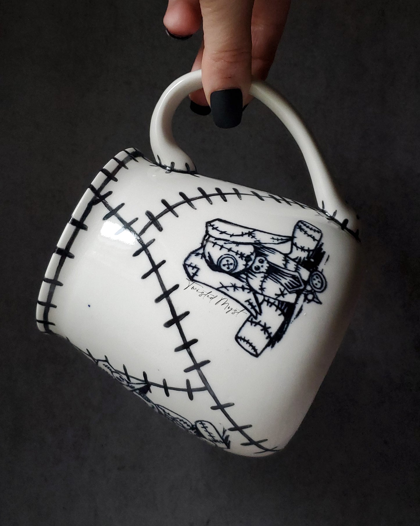 Possessed Dolls "The Chronic" Mug in Black & White