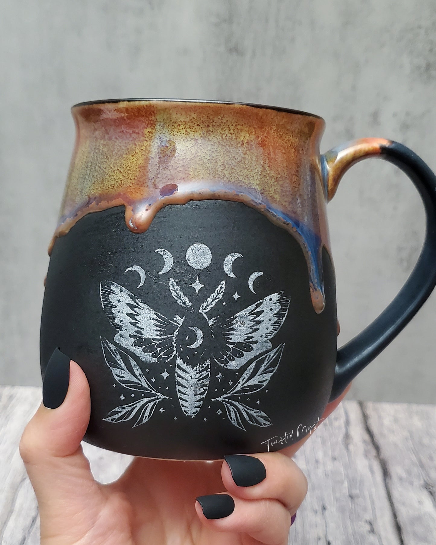 Intention Brew Mug in Ochre Sunset Glaze