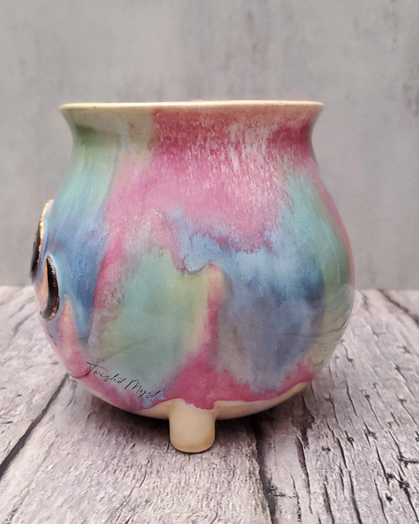 Claudron Moon Phases Mug in Pastel Dreams Glaze