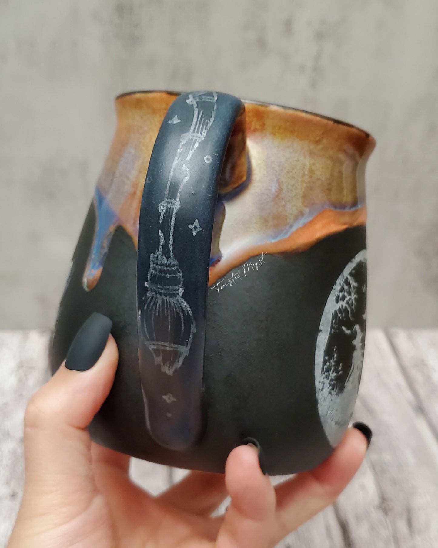 Intention Brew Mug in Ochre Sunset Glaze