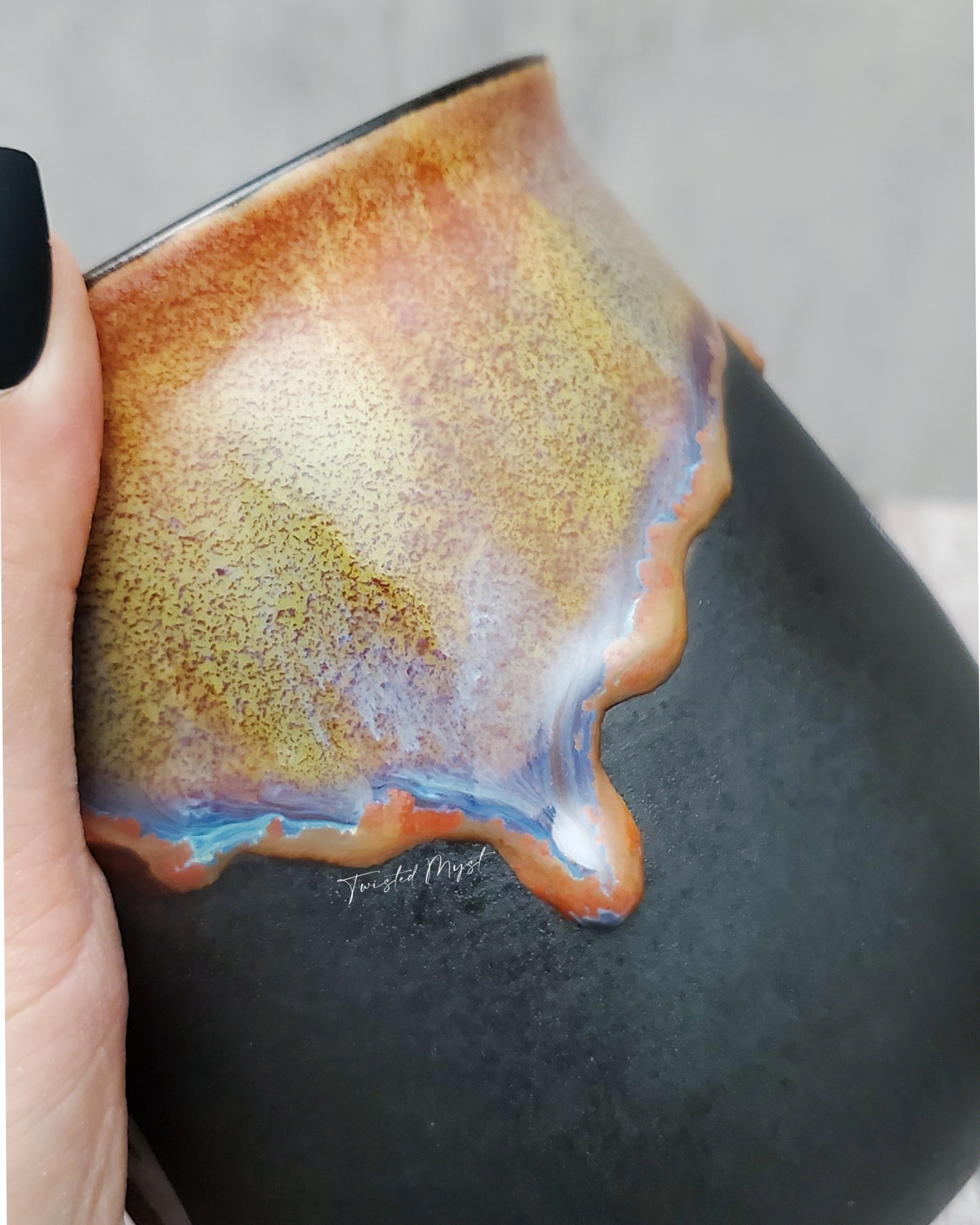 Intention Brew Mug in Ochre Sunset Glaze