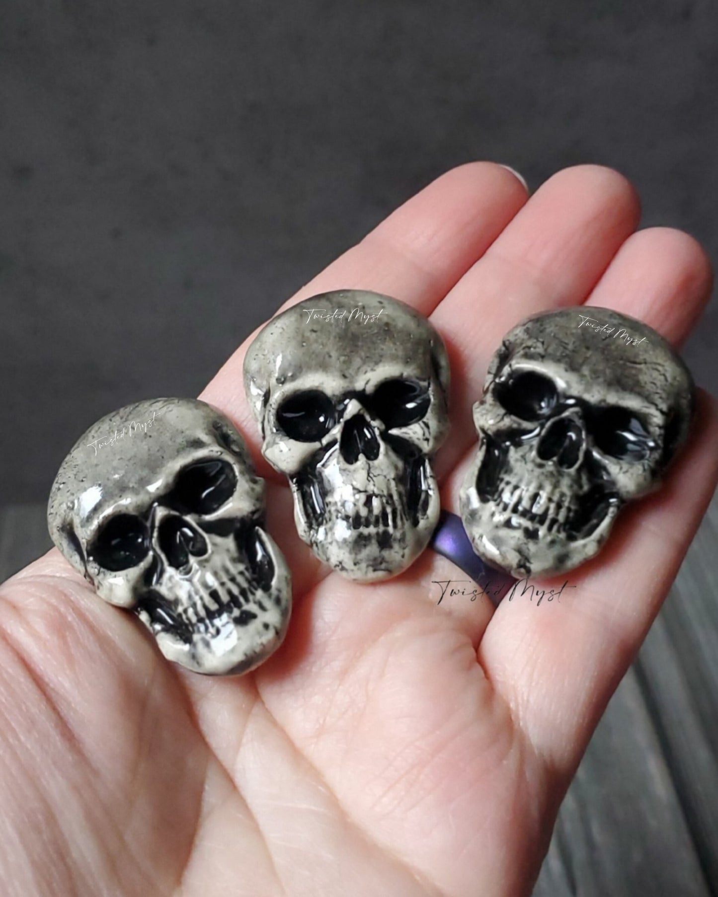 Mystery Worry Stone Skulls, Worry Skulls, Skully Stones