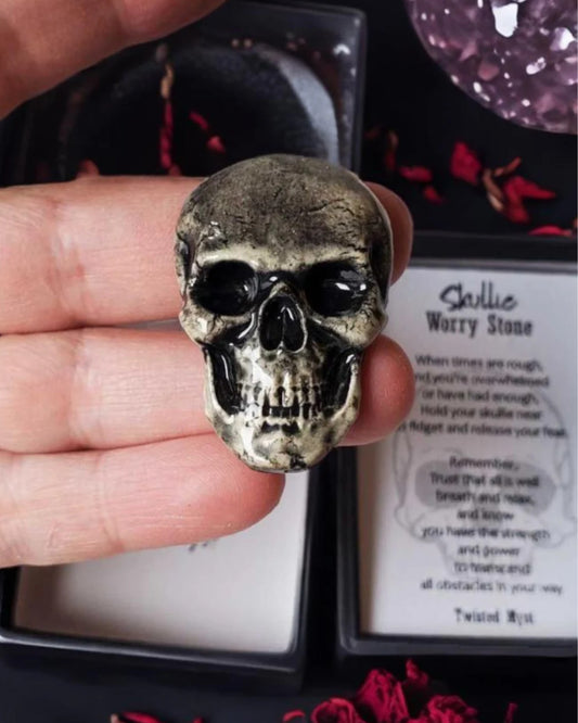 Mystery Worry Stone Skulls, Worry Skulls, Skully Stones