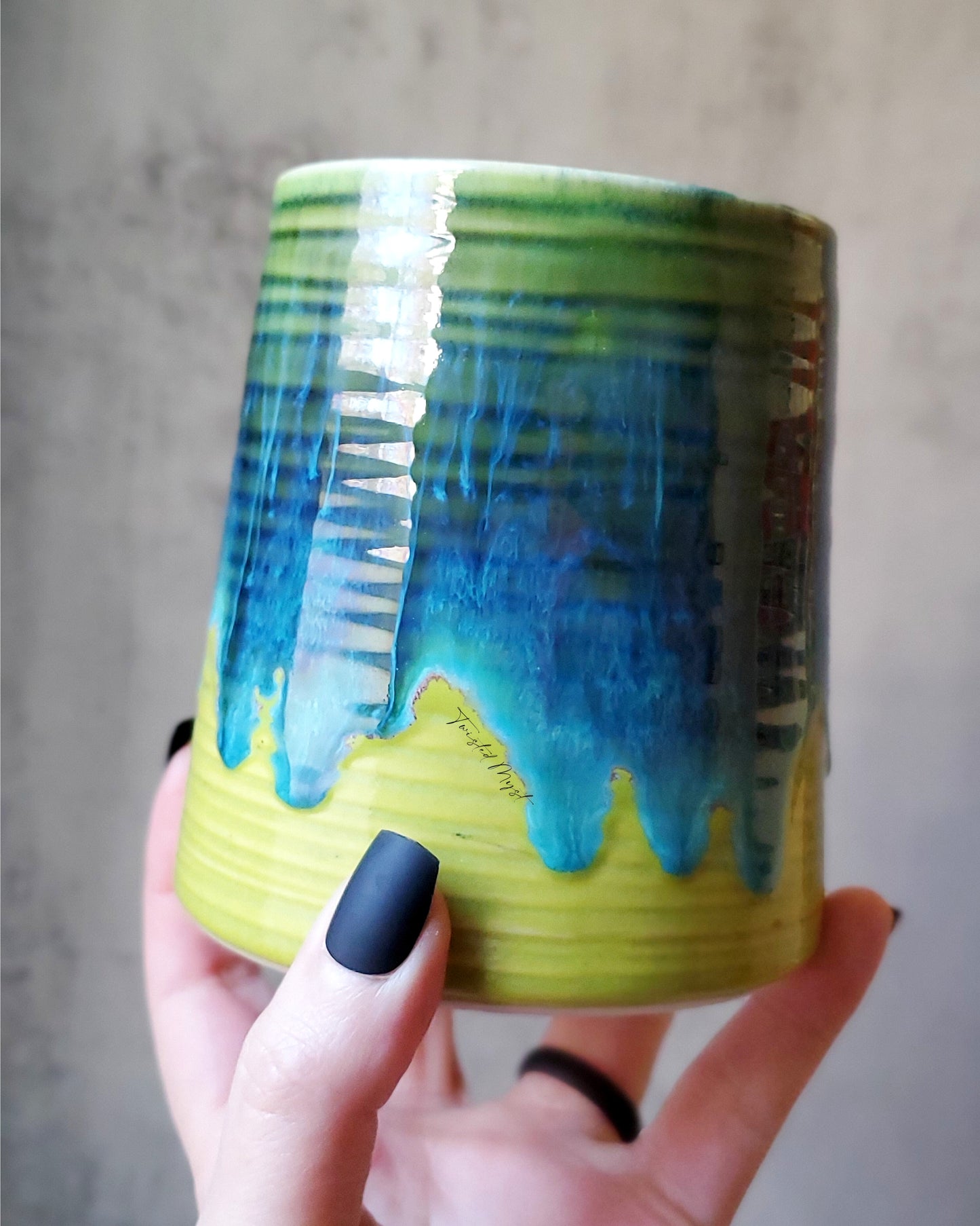 Sour Apple Mug - in Toxic Venom Glaze