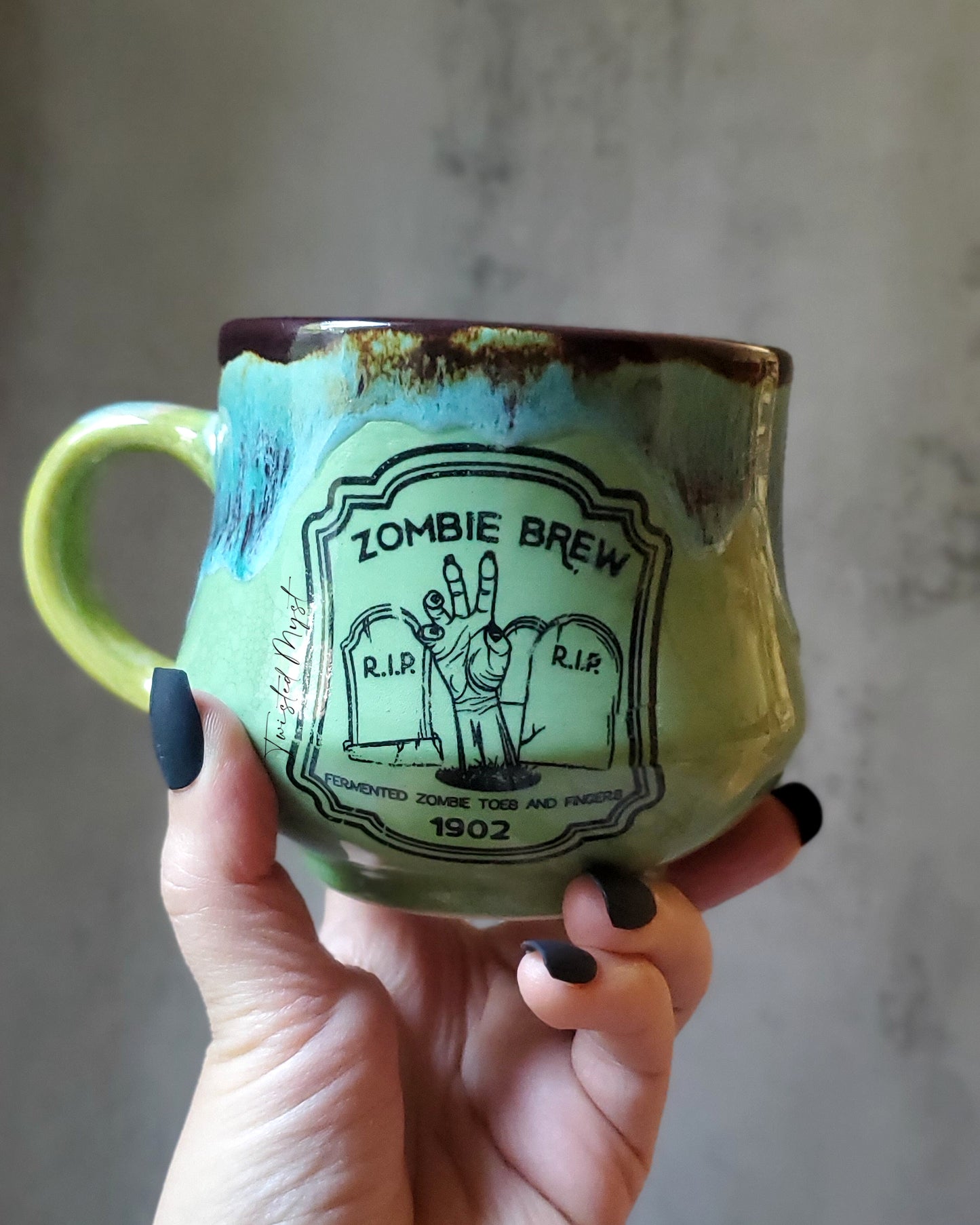 Zombie Brew Special Edition Mug in Infectious Glaze